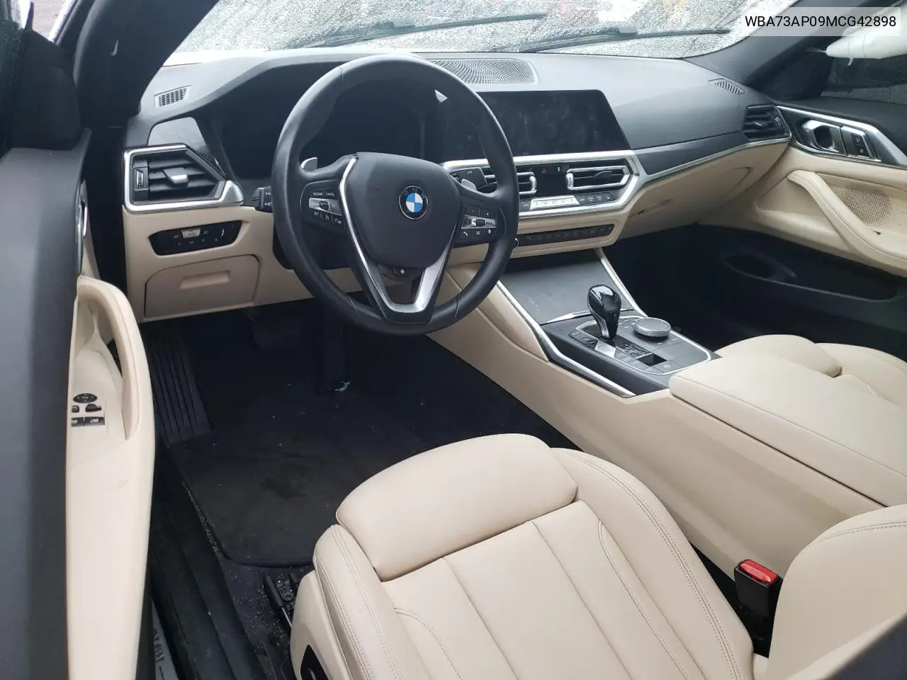 2021 BMW 430Xi VIN: WBA73AP09MCG42898 Lot: 60828285