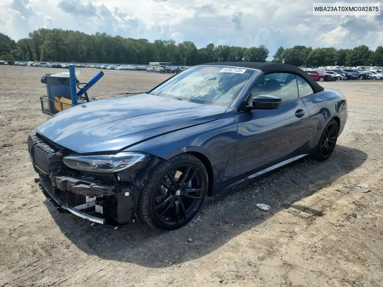 2021 BMW 430I VIN: WBA23AT0XMCG82875 Lot: 62367135