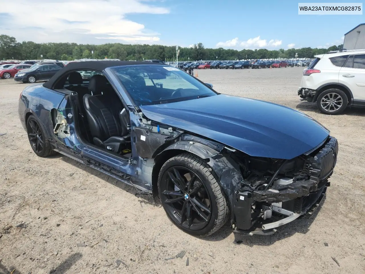 2021 BMW 430I VIN: WBA23AT0XMCG82875 Lot: 62367135
