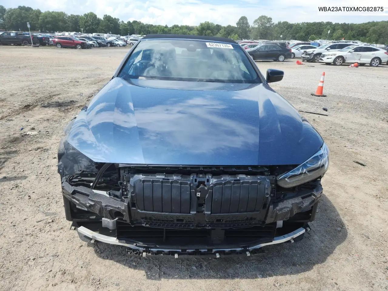 2021 BMW 430I VIN: WBA23AT0XMCG82875 Lot: 62367135