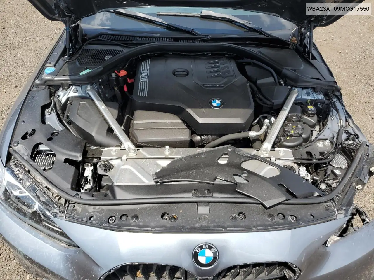 2021 BMW 430I VIN: WBA23AT09MCG17550 Lot: 63063565