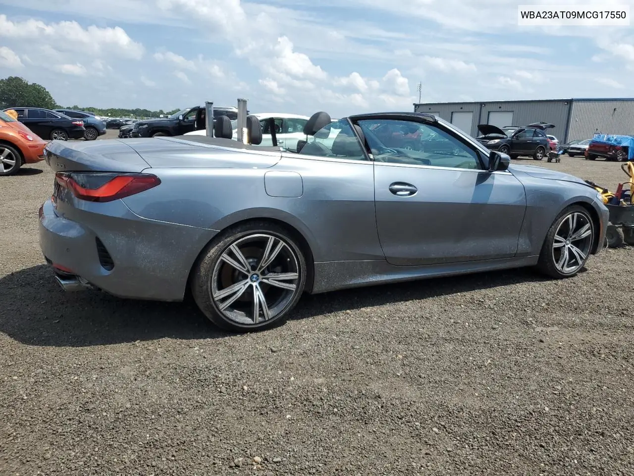 2021 BMW 430I VIN: WBA23AT09MCG17550 Lot: 63063565