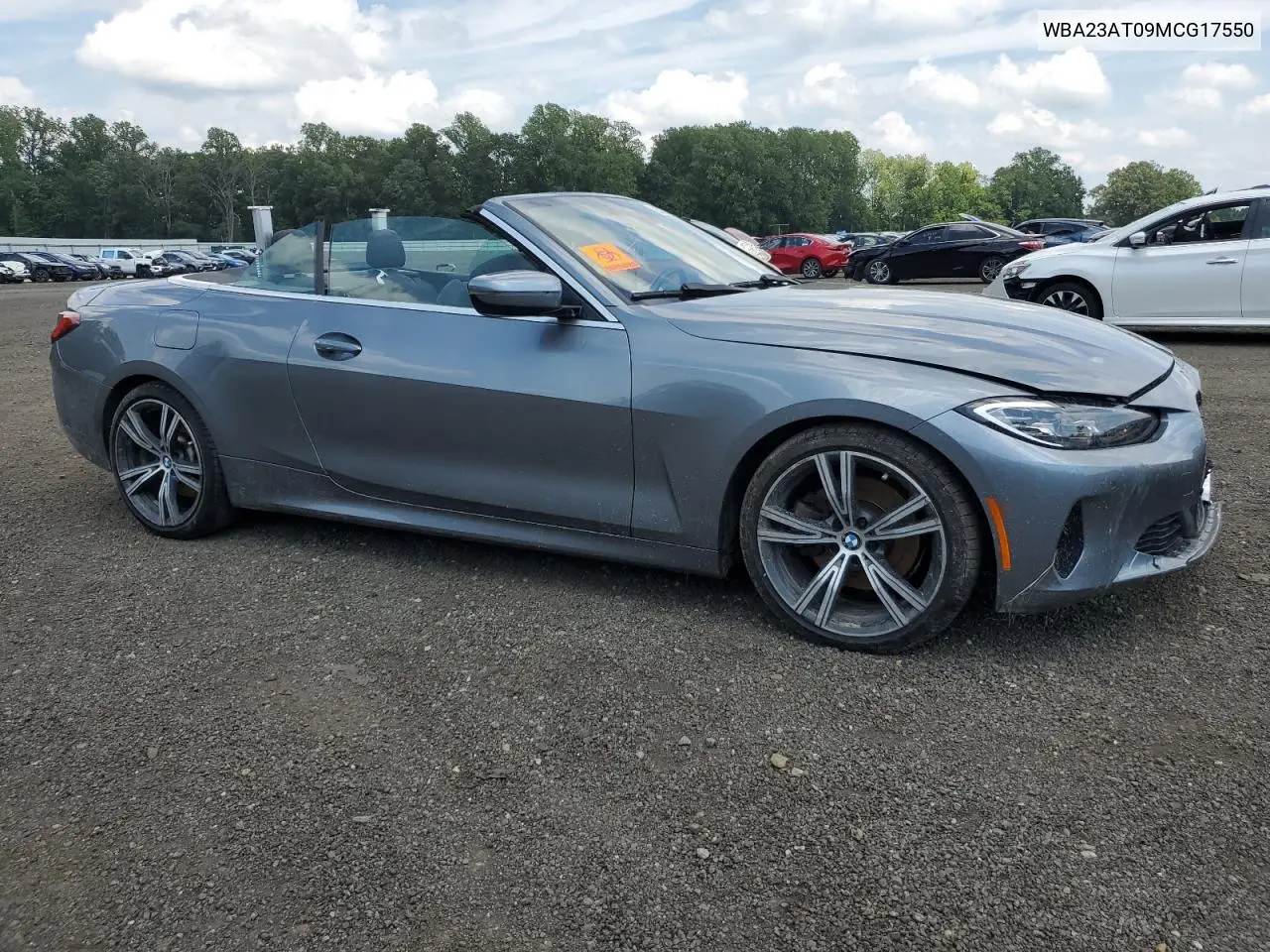 2021 BMW 430I VIN: WBA23AT09MCG17550 Lot: 63063565