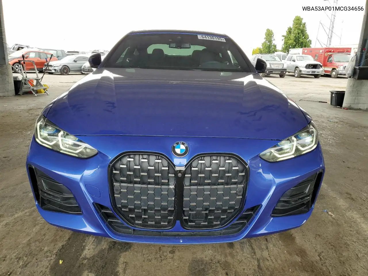 2021 BMW 430I VIN: WBA53AP01MCG34656 Lot: 64130195
