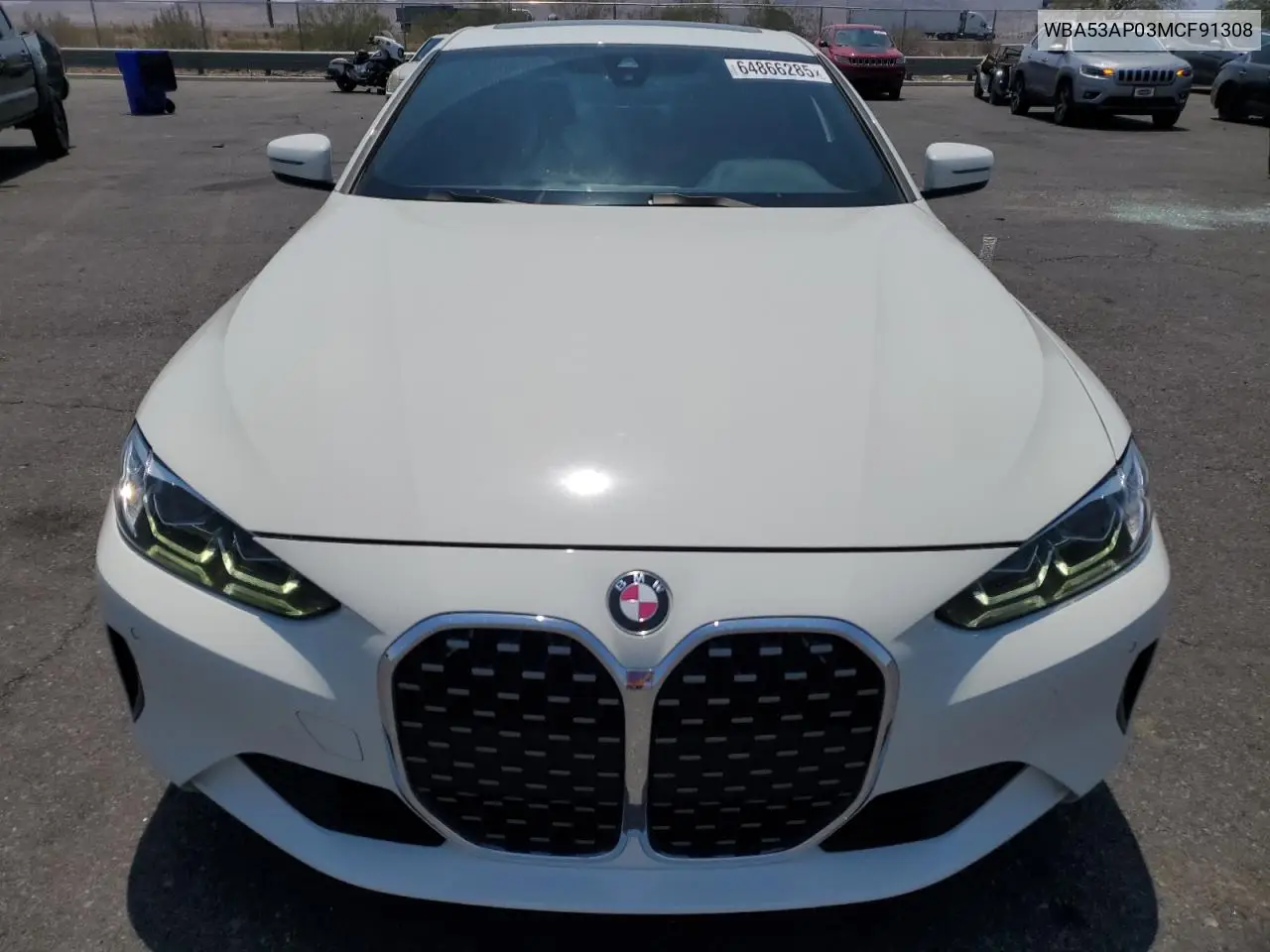 2021 BMW 430I VIN: WBA53AP03MCF91308 Lot: 64866285