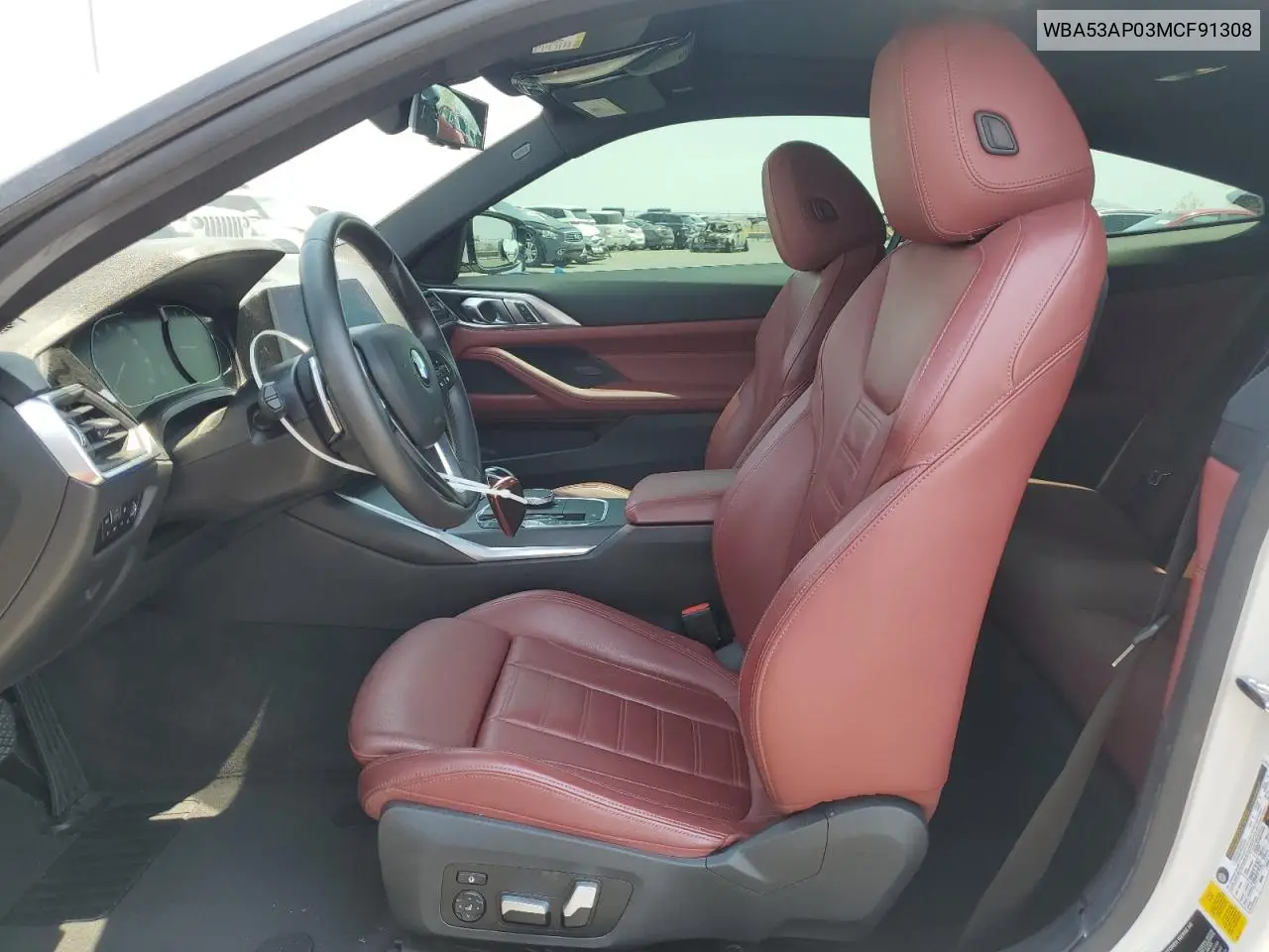 2021 BMW 430I VIN: WBA53AP03MCF91308 Lot: 64866285