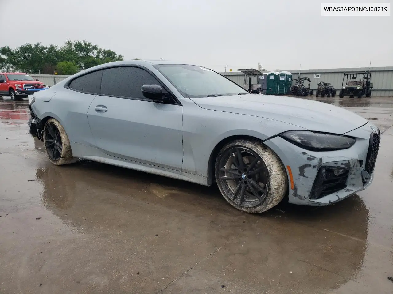 2022 BMW 430I VIN: WBA53AP03NCJ08219 Lot: 51813725