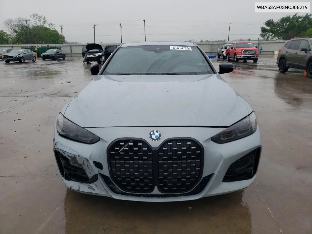 2022 BMW 430I VIN: WBA53AP03NCJ08219 Lot: 51813725