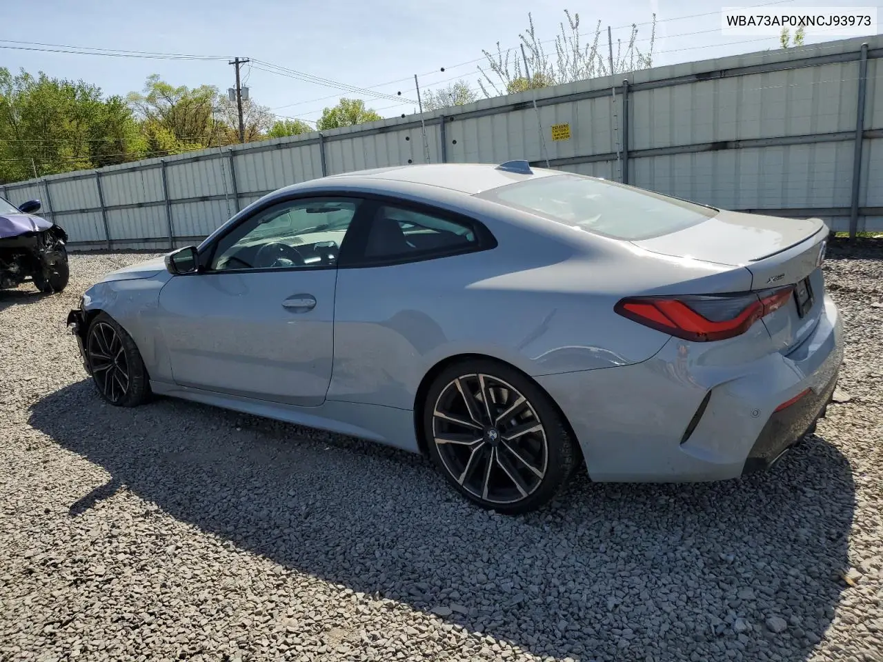 2022 BMW 430Xi VIN: WBA73AP0XNCJ93973 Lot: 55273795