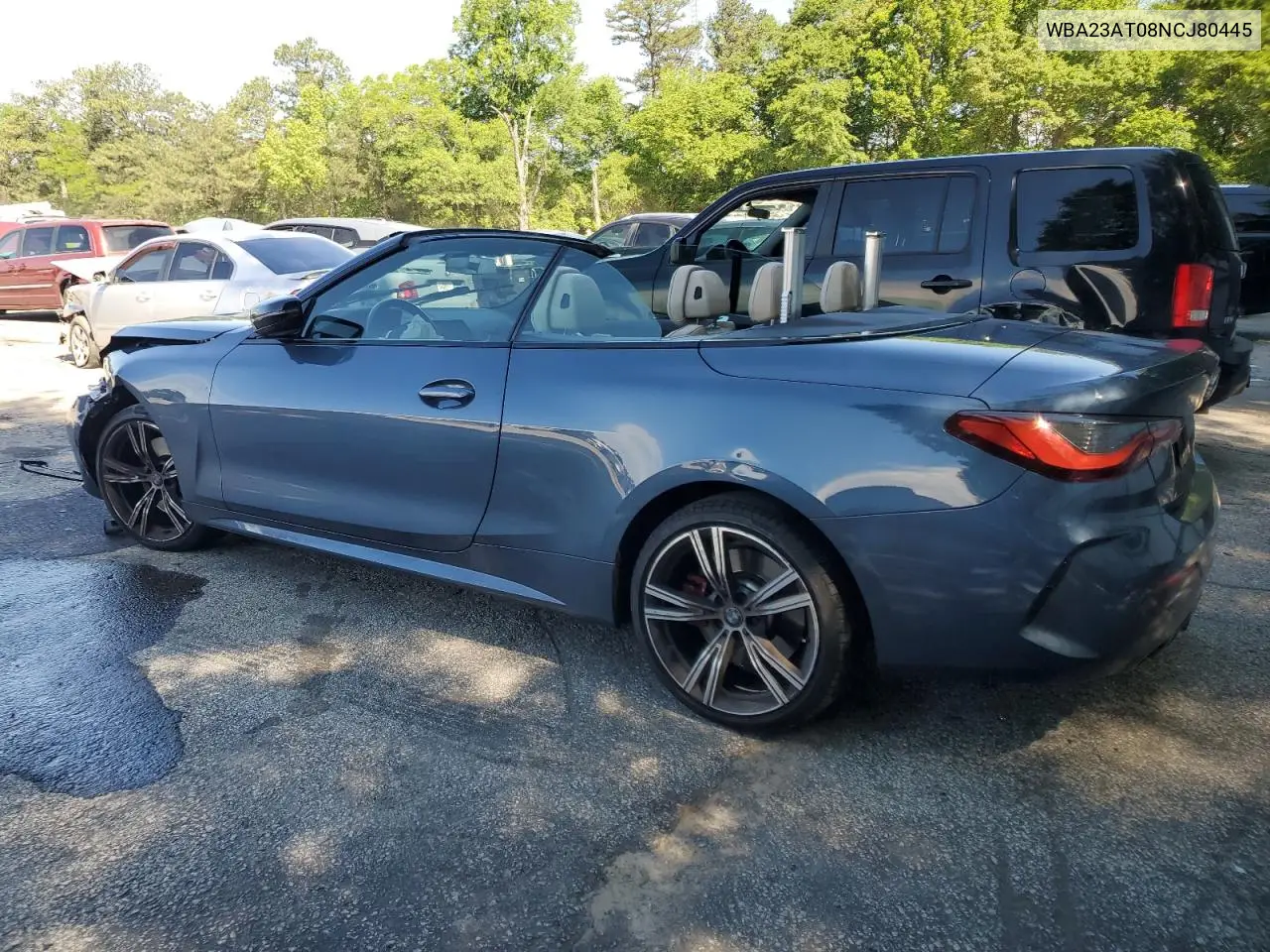 2022 BMW 430I VIN: WBA23AT08NCJ80445 Lot: 55312665