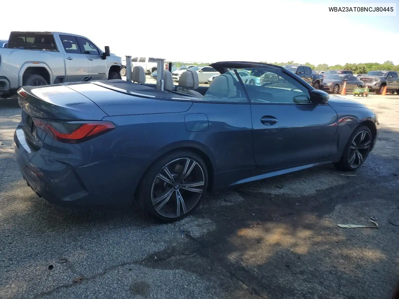 2022 BMW 430I VIN: WBA23AT08NCJ80445 Lot: 55312665