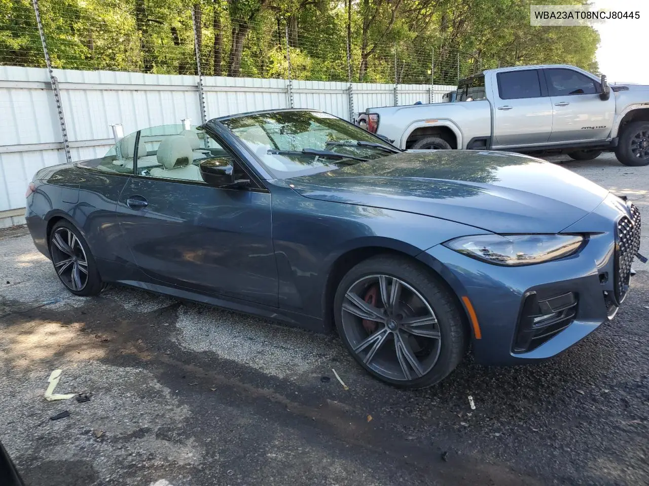 2022 BMW 430I VIN: WBA23AT08NCJ80445 Lot: 55312665