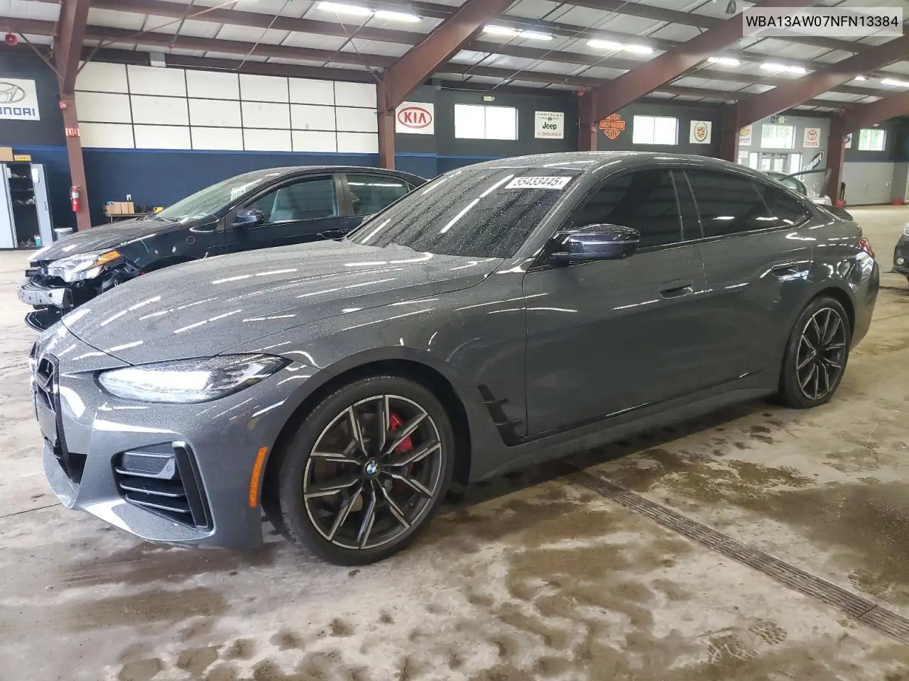 2022 BMW M440Xi Gran Coupe VIN: WBA13AW07NFN13384 Lot: 55433445