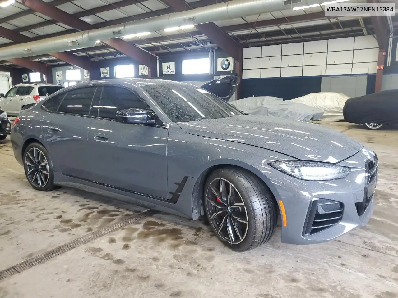 2022 BMW M440Xi Gran Coupe VIN: WBA13AW07NFN13384 Lot: 55433445