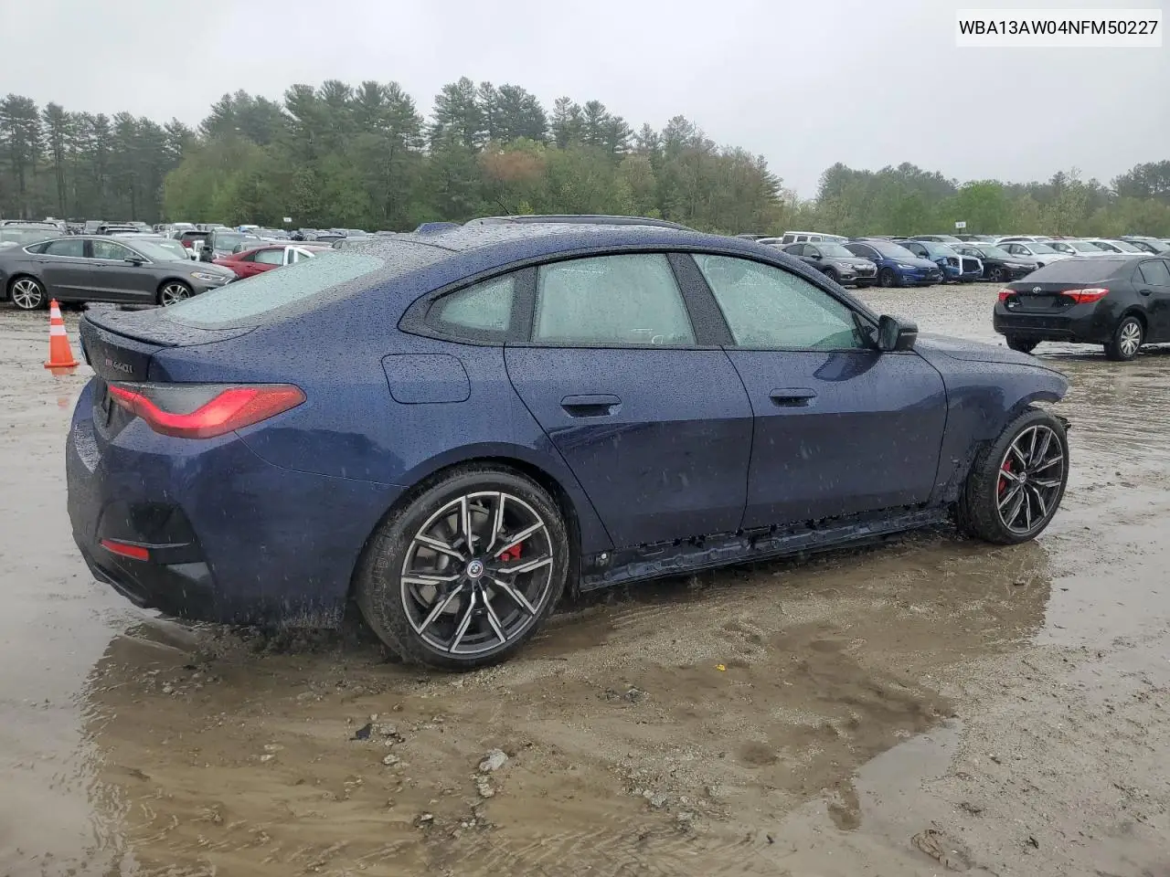 2022 BMW M440Xi Gran Coupe VIN: WBA13AW04NFM50227 Lot: 55770745