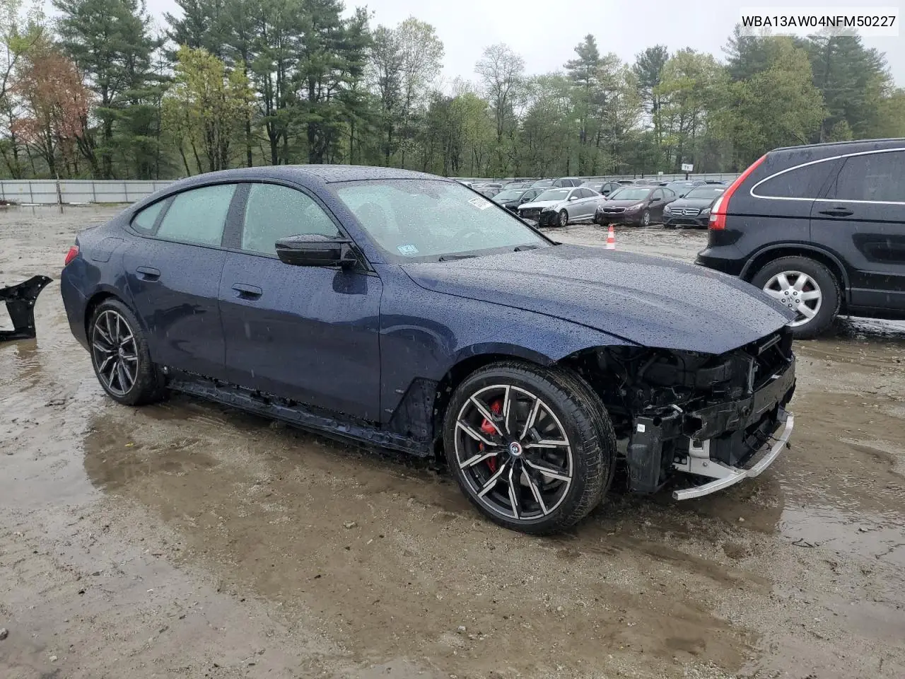 2022 BMW M440Xi Gran Coupe VIN: WBA13AW04NFM50227 Lot: 55770745