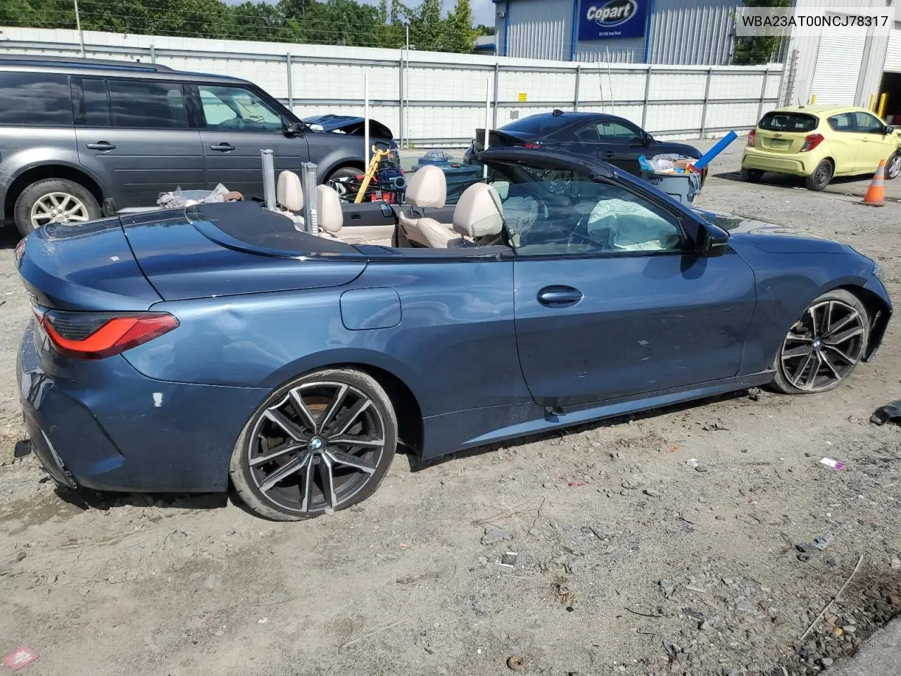 2022 BMW 430I VIN: WBA23AT00NCJ78317 Lot: 58654495