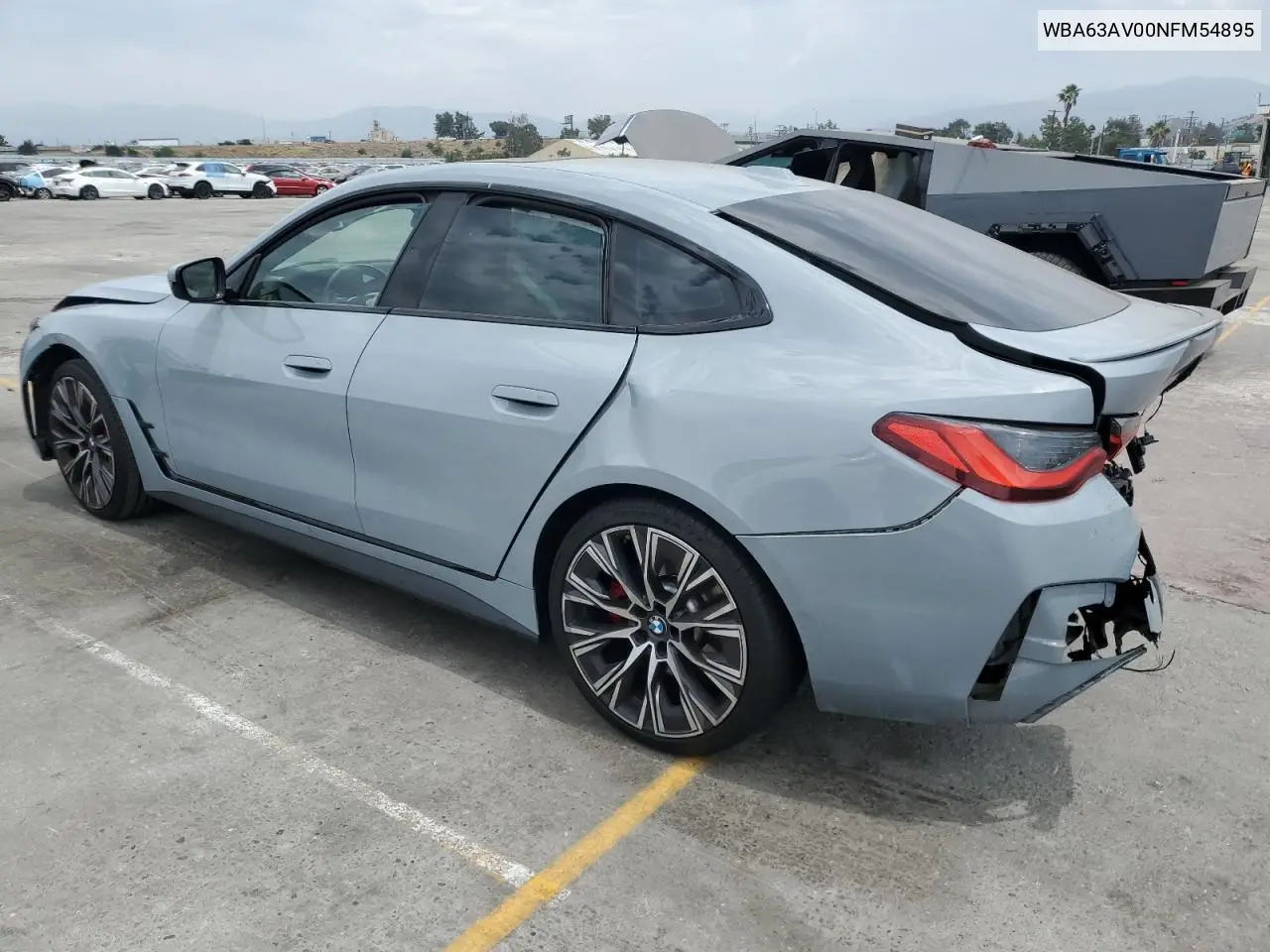 2022 BMW 430I Gran Coupe VIN: WBA63AV00NFM54895 Lot: 59437215