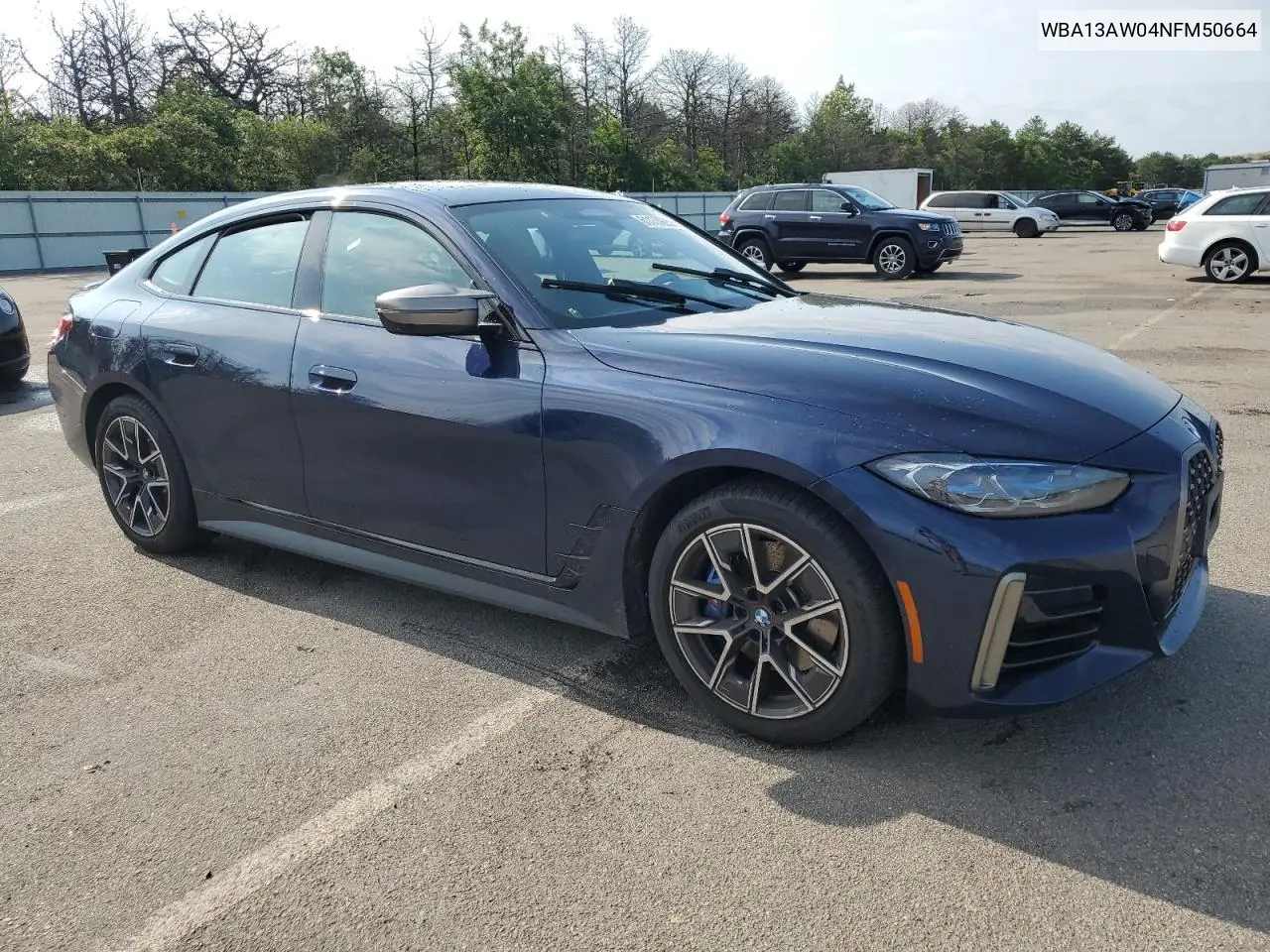 2022 BMW M440Xi Gran Coupe VIN: WBA13AW04NFM50664 Lot: 61173925