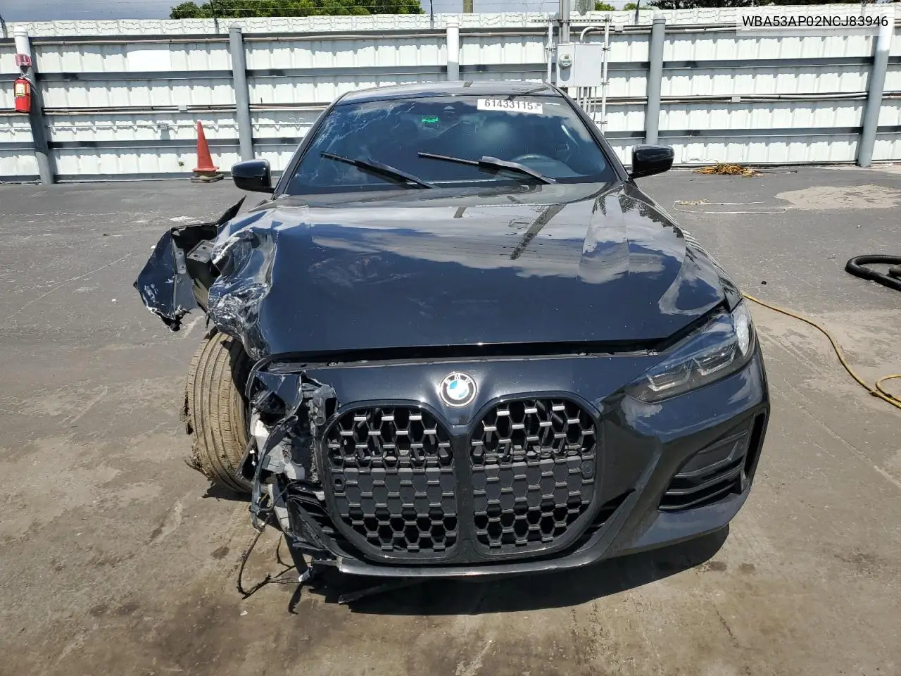 2022 BMW 430I VIN: WBA53AP02NCJ83946 Lot: 61433115