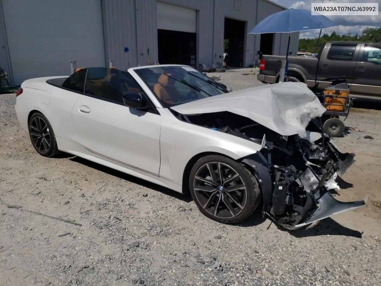 2022 BMW 430I VIN: WBA23AT07NCJ63992 Lot: 62654585