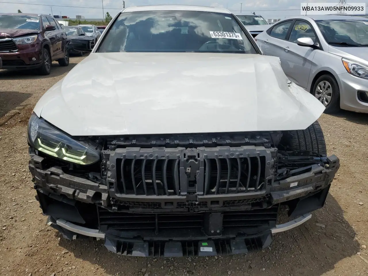 2022 BMW M440Xi Gran Coupe VIN: WBA13AW05NFN09933 Lot: 63301375