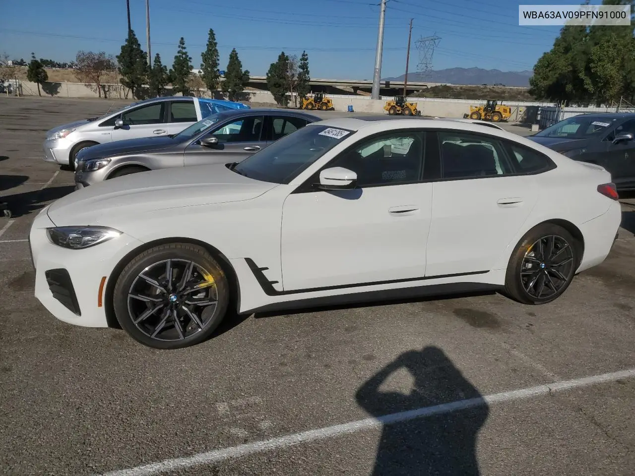2023 BMW 430I Gran Coupe VIN: WBA63AV09PFN91000 Lot: 46491385