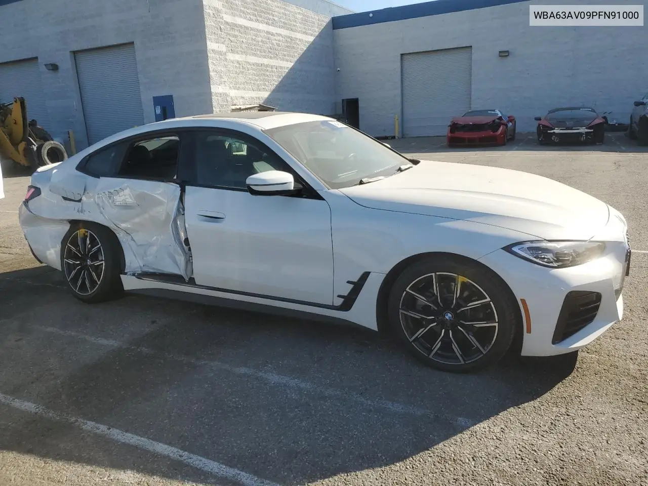 2023 BMW 430I Gran Coupe VIN: WBA63AV09PFN91000 Lot: 46491385