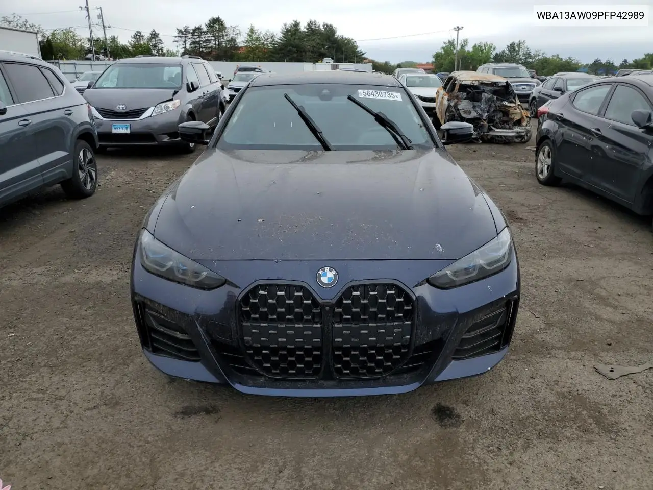 2023 BMW M440Xi Gran Coupe VIN: WBA13AW09PFP42989 Lot: 56430735
