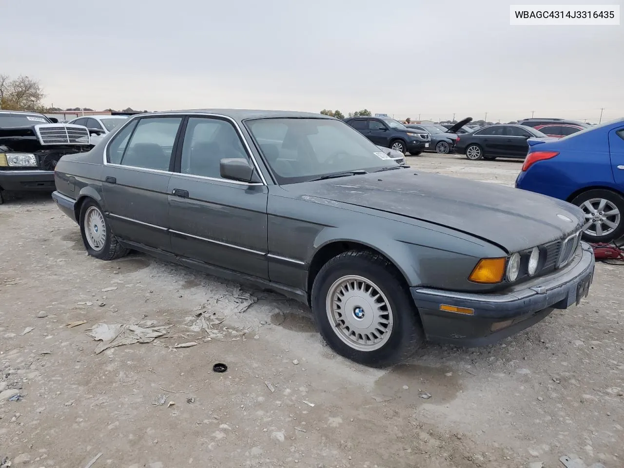 1988 BMW 735 Il VIN: WBAGC4314J3316435 Lot: 82722494