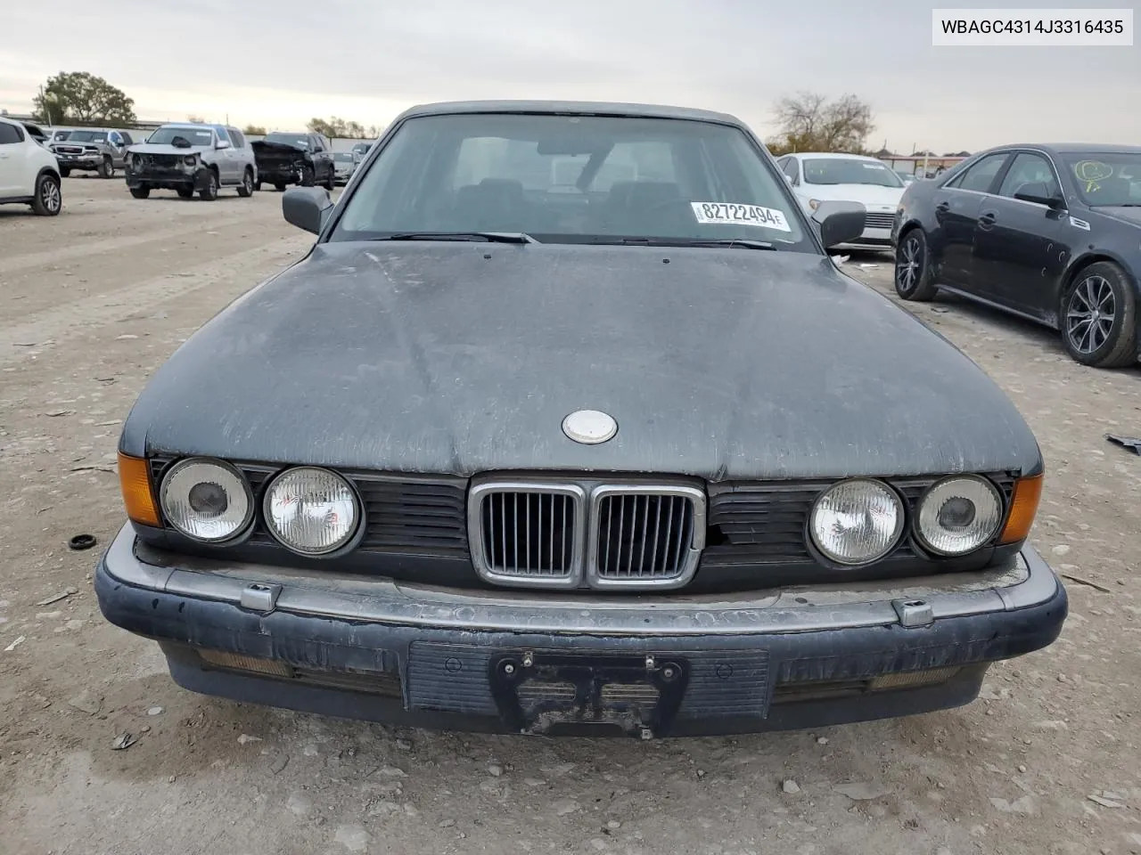 1988 BMW 735 Il VIN: WBAGC4314J3316435 Lot: 82722494