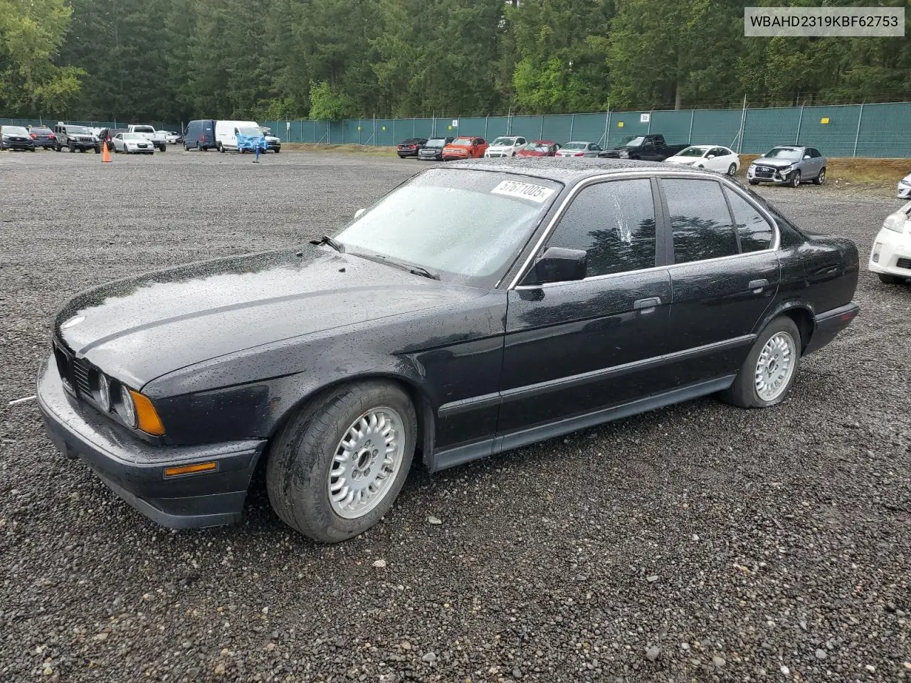 1989 BMW 535 I Automatic VIN: WBAHD2319KBF62753 Lot: 57671005