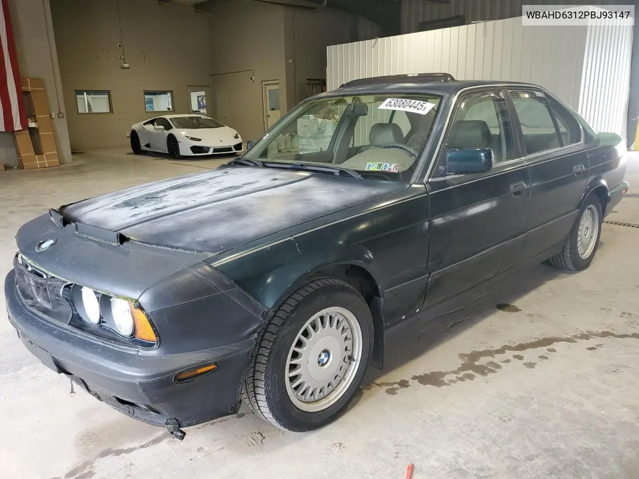 1993 BMW 525 I Automatic VIN: WBAHD6312PBJ93147 Lot: 63080445