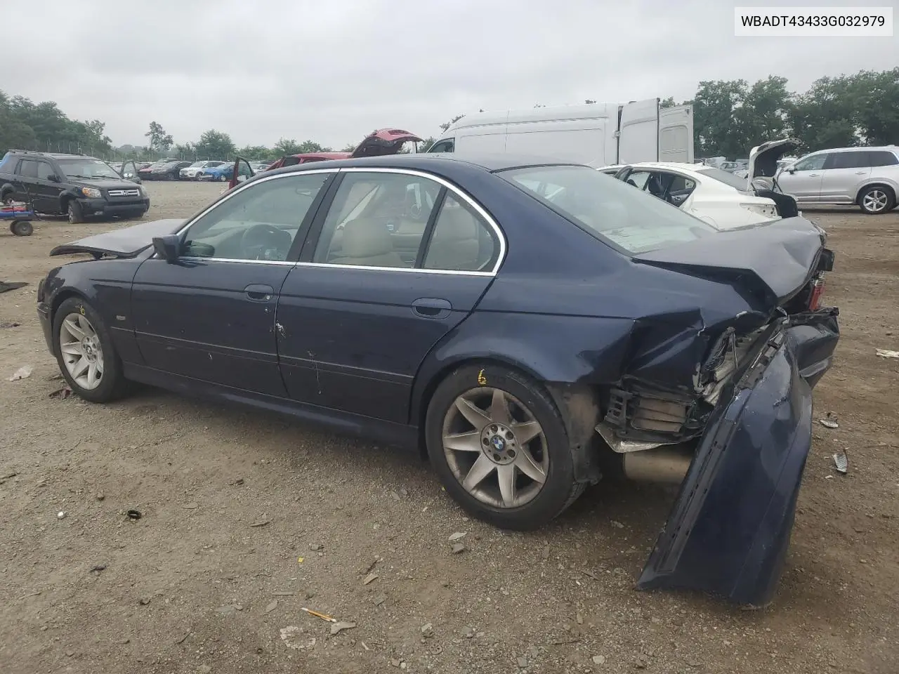 2003 BMW 525 I Automatic VIN: WBADT43433G032979 Lot: 62284225