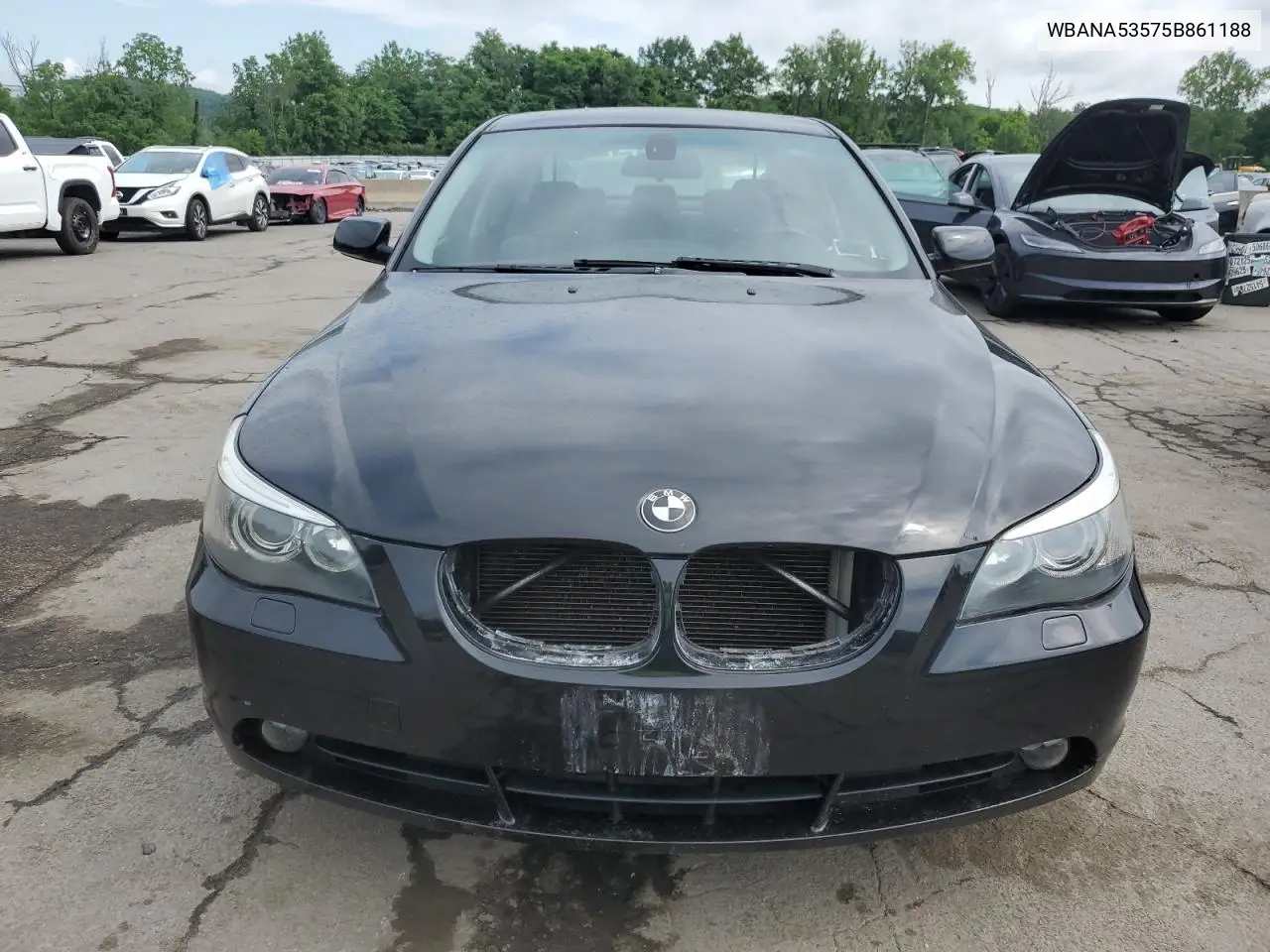 2005 BMW 525 I VIN: WBANA53575B861188 Lot: 63420875