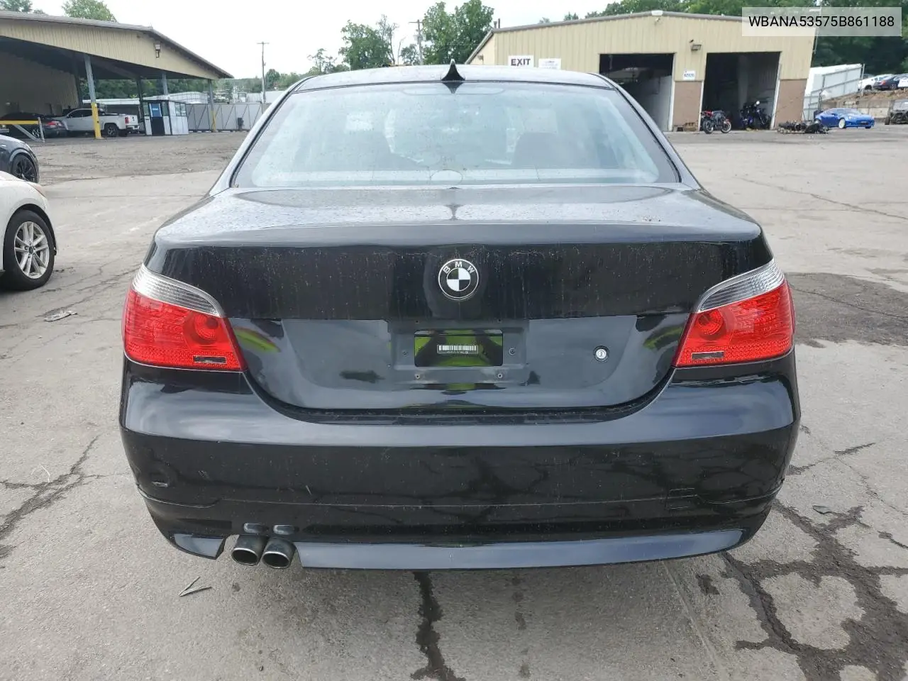 2005 BMW 525 I VIN: WBANA53575B861188 Lot: 63420875
