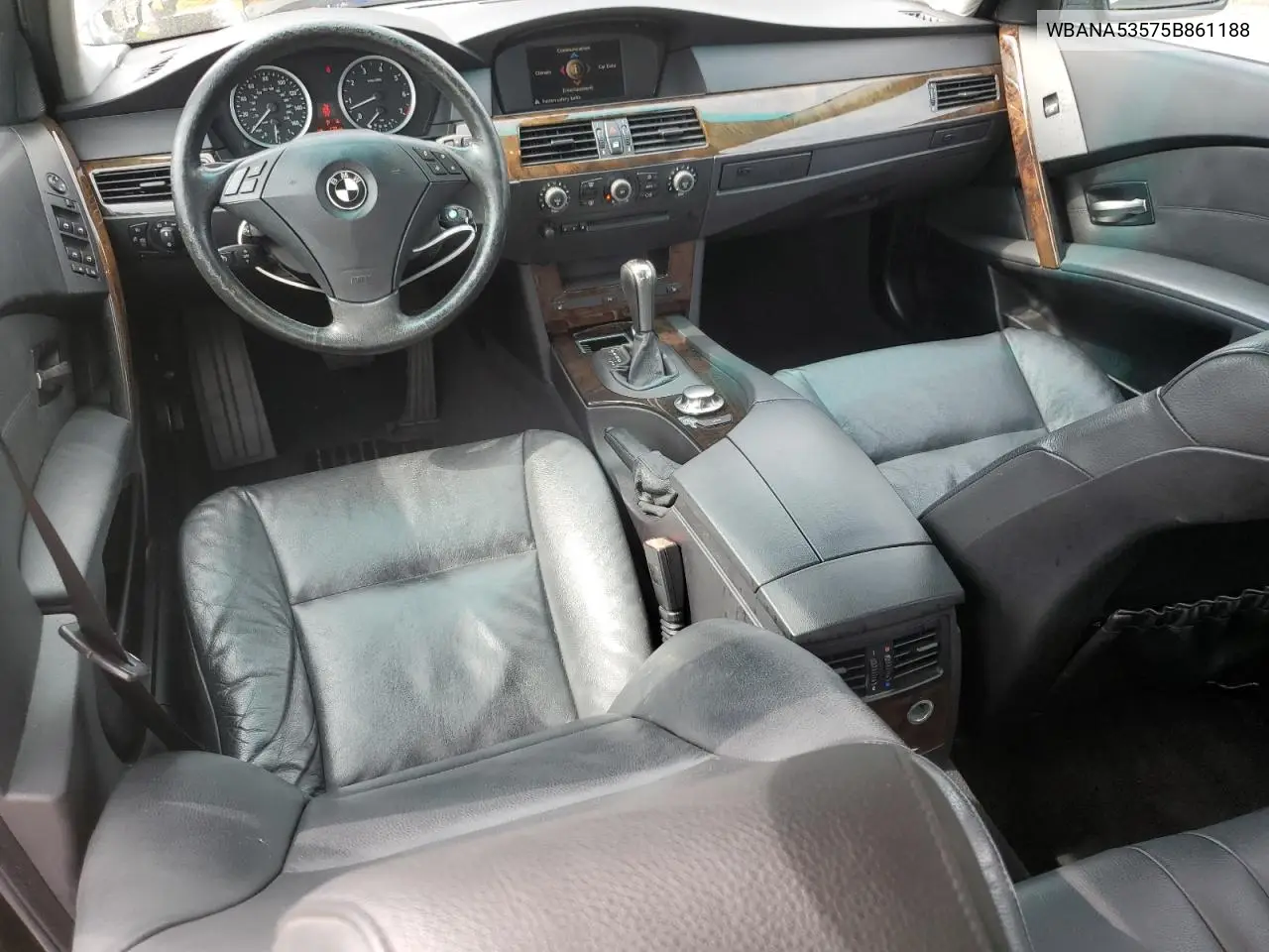 2005 BMW 525 I VIN: WBANA53575B861188 Lot: 63420875