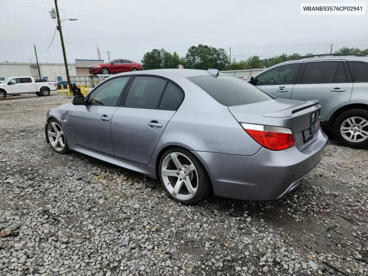 2006 BMW 550 I VIN: WBANB53576CP02941 Lot: 61995605