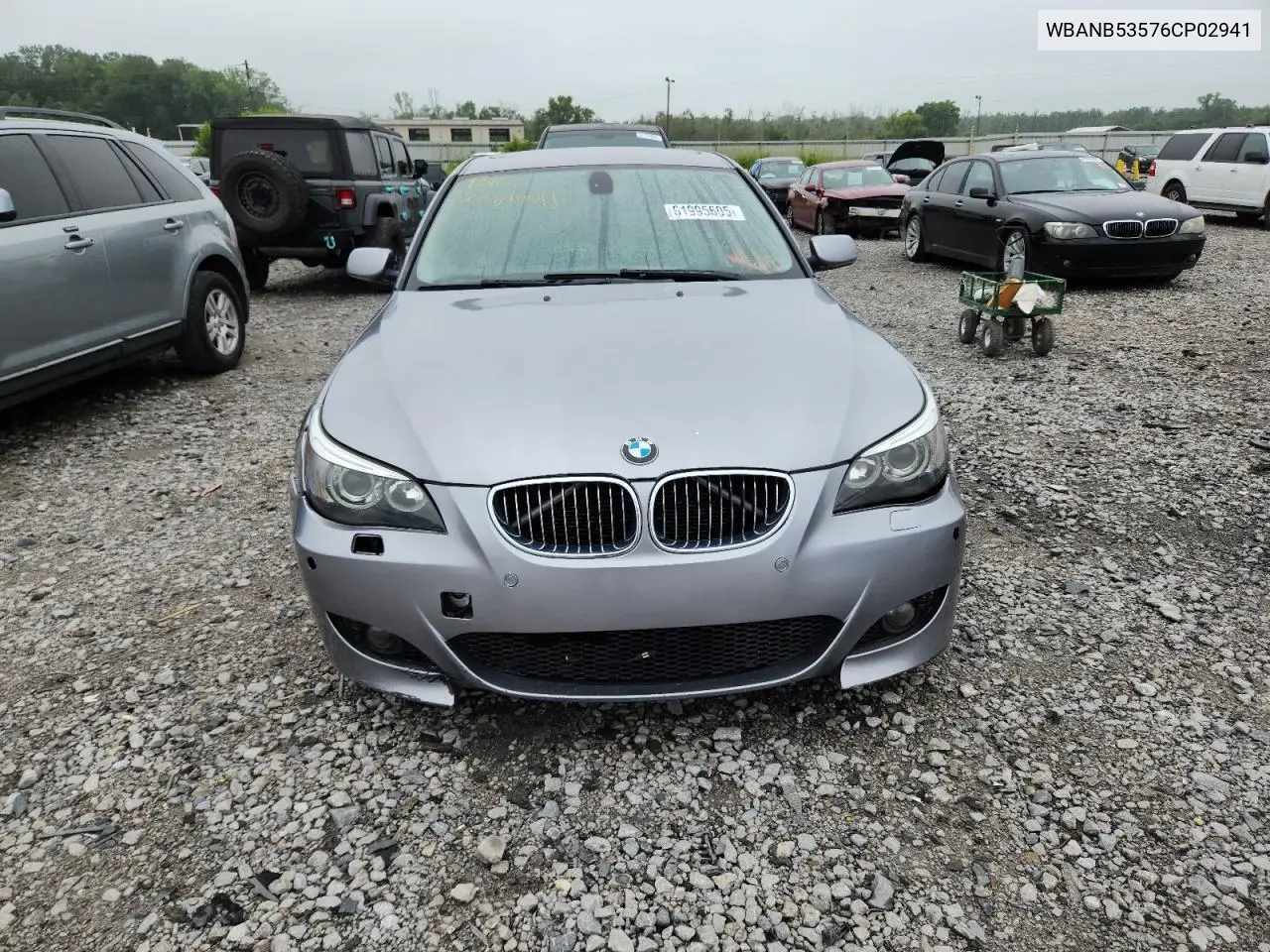 2006 BMW 550 I VIN: WBANB53576CP02941 Lot: 61995605
