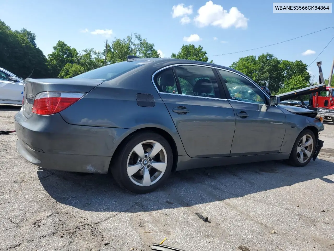 2006 BMW 525 I VIN: WBANE53566CK84864 Lot: 64135835