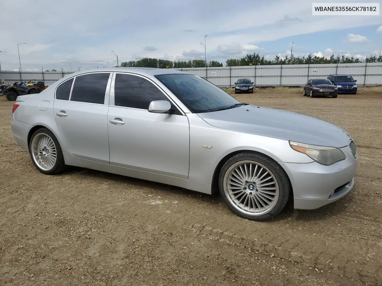 2006 BMW 525 I VIN: WBANE53556CK78182 Lot: 64436065