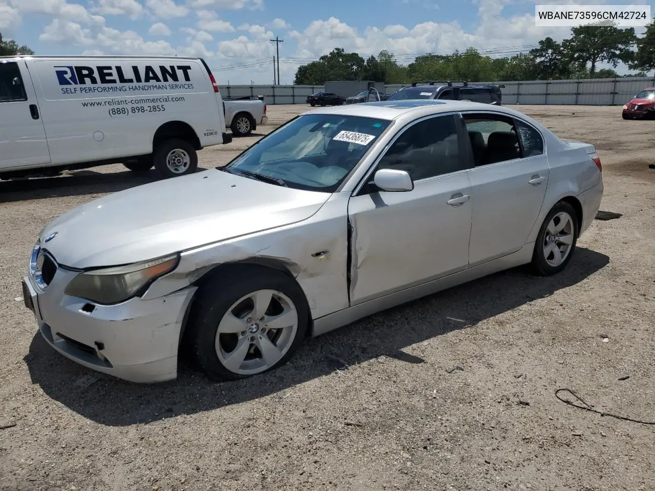 2006 BMW 530 I VIN: WBANE73596CM42724 Lot: 65436875