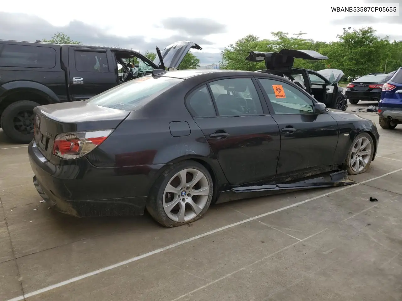 2007 BMW 550 I VIN: WBANB53587CP05655 Lot: 56869855