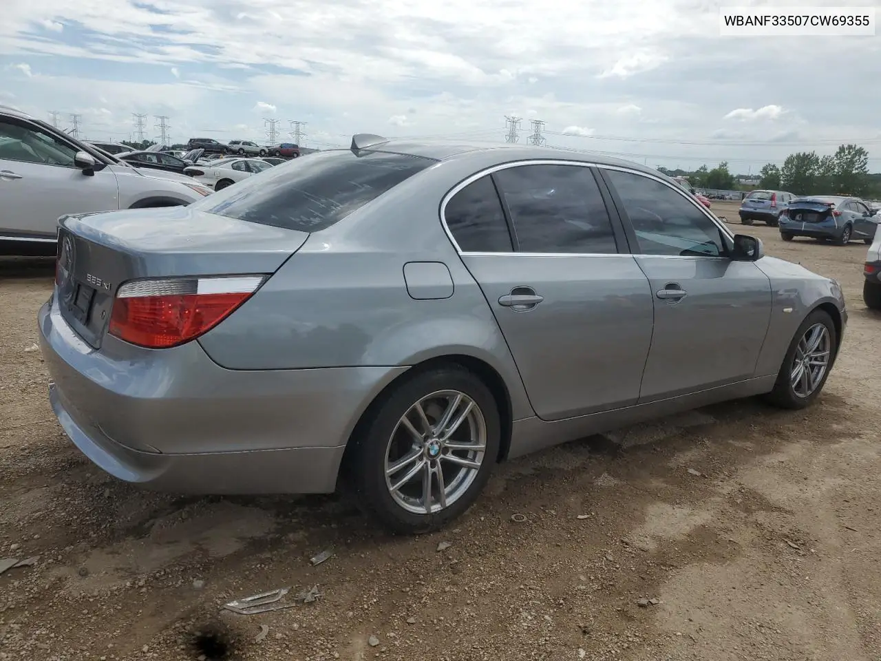 2007 BMW 525 Xi VIN: WBANF33507CW69355 Lot: 61480095