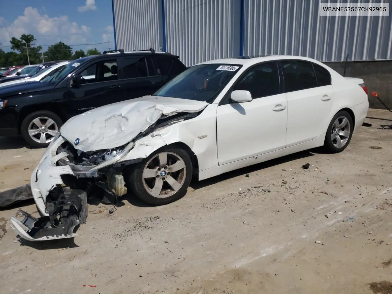 2007 BMW 525 I VIN: WBANE53567CK92965 Lot: 61916305
