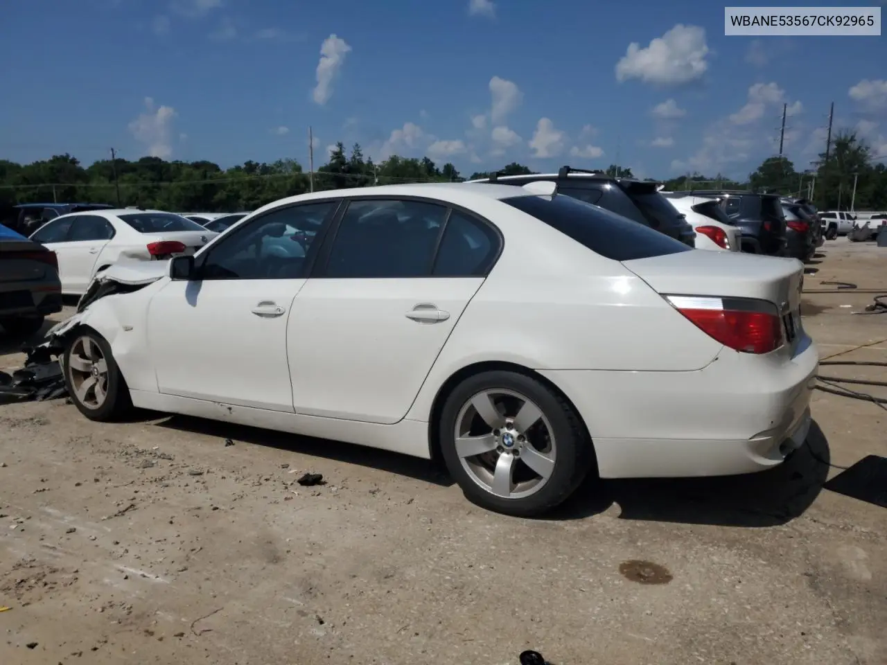2007 BMW 525 I VIN: WBANE53567CK92965 Lot: 61916305