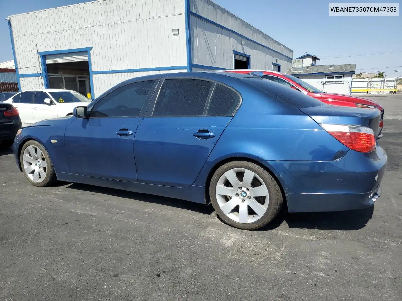 2007 BMW 530 I VIN: WBANE73507CM47358 Lot: 62793565