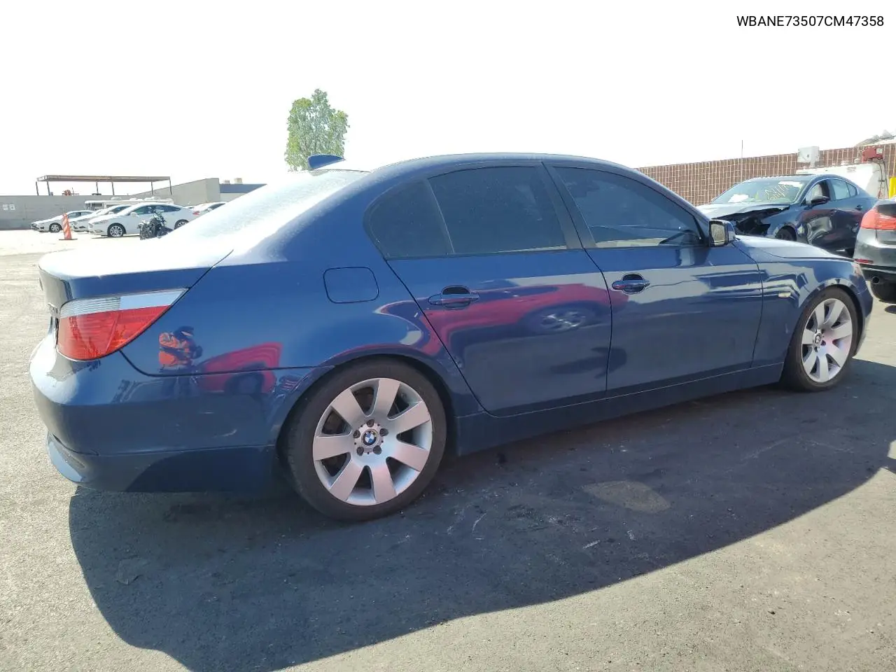 2007 BMW 530 I VIN: WBANE73507CM47358 Lot: 62793565