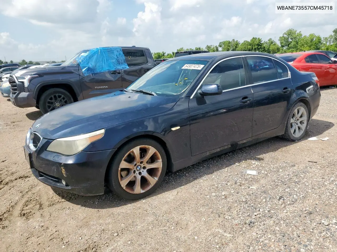 2007 BMW 530 I VIN: WBANE73557CM45718 Lot: 64907475