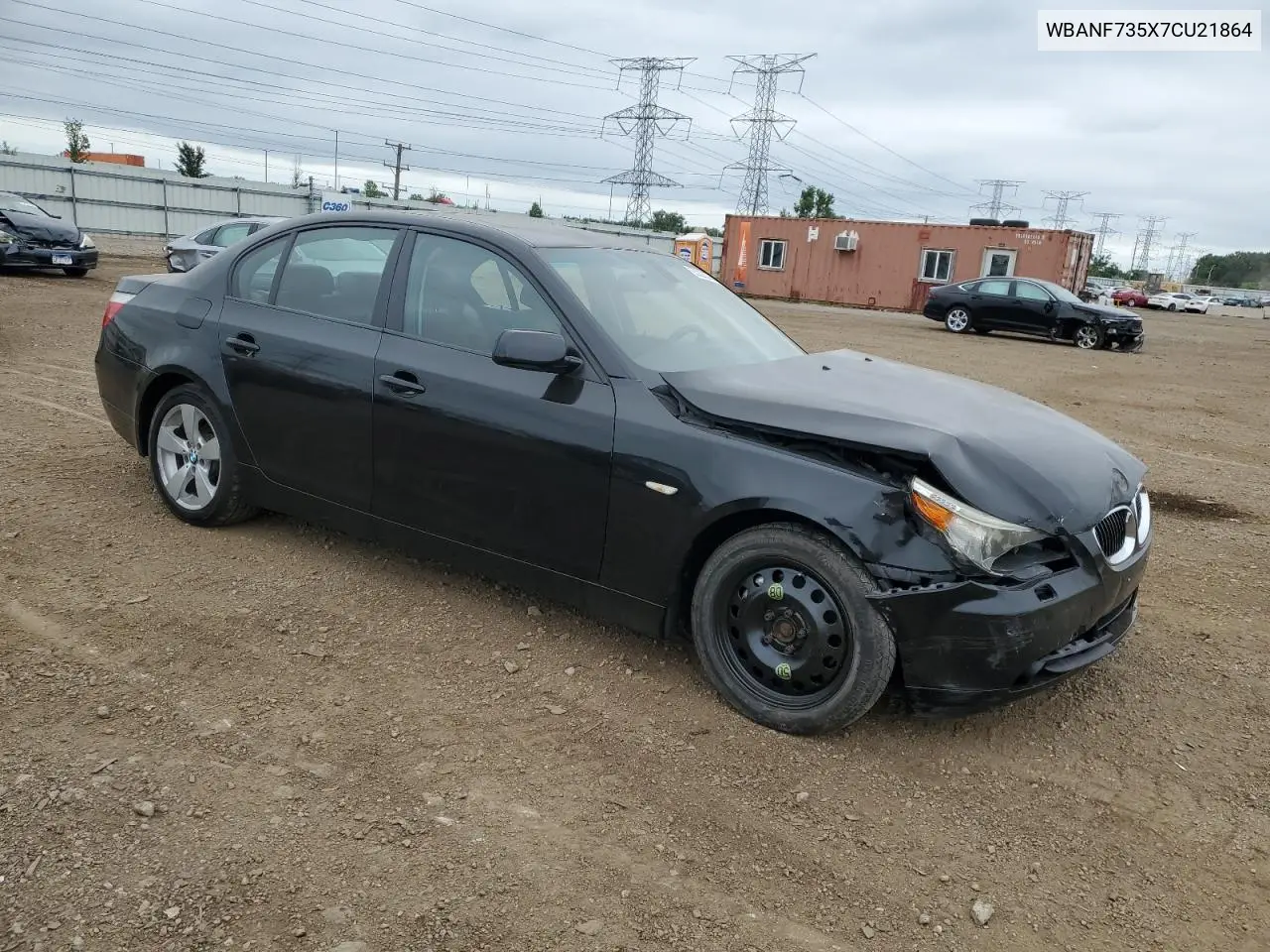 2007 BMW 530 Xi VIN: WBANF735X7CU21864 Lot: 65203525
